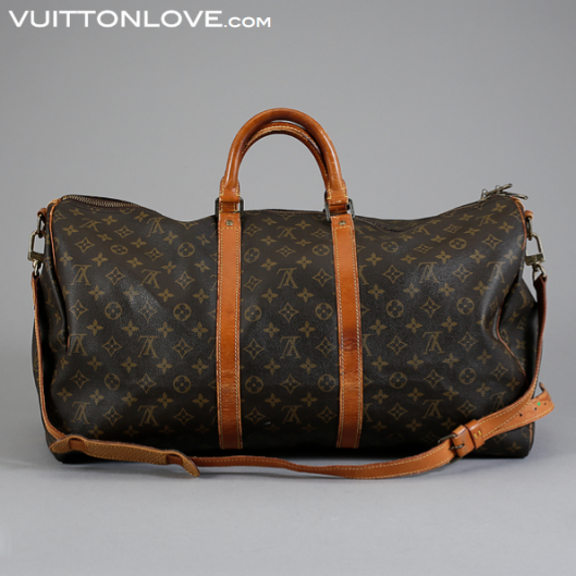 Vintage Louis Vuitton Keepall Bandoulière väska Monogram Canvas Vuitton Love